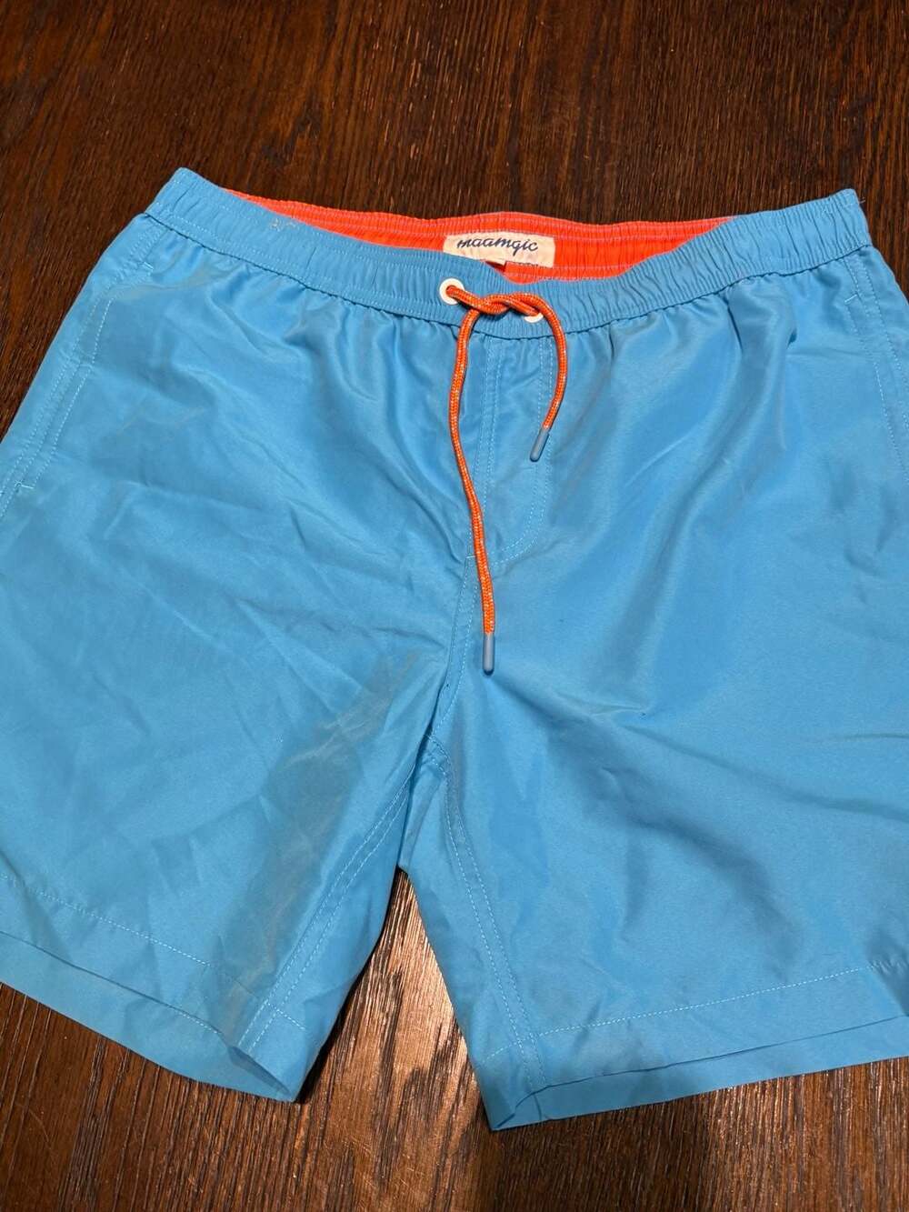 Maamgic Men's Swim Trunks Blue Size L